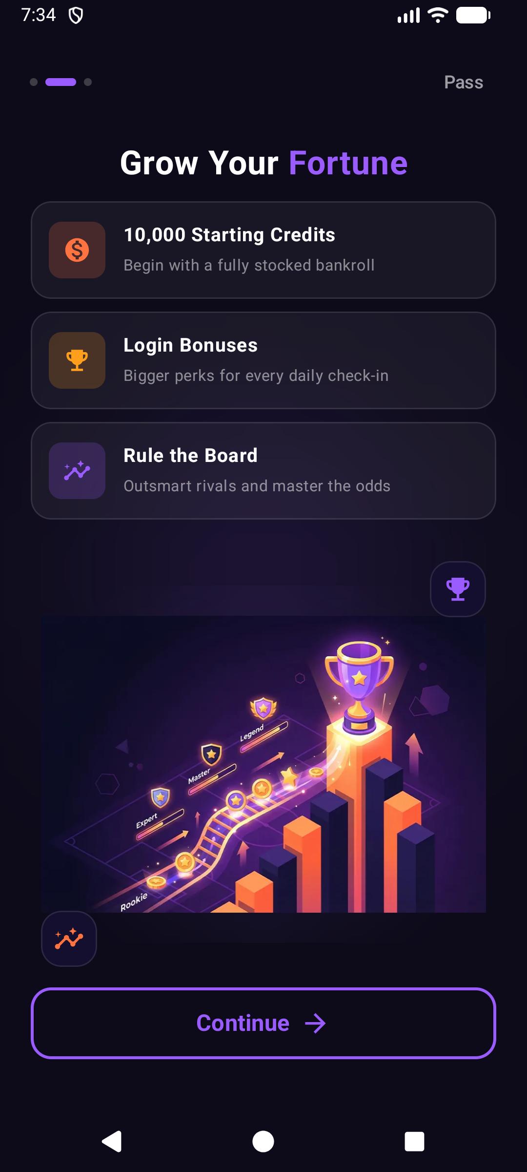 App mockup – William Hill Manager